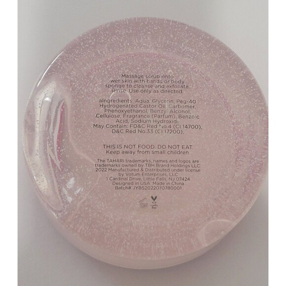 Tahari ROSEWATER Scented Body Wash 6.7 fl oz & Exfoliating Body Scrub 4.4 fl oz - Picture 4 of 8